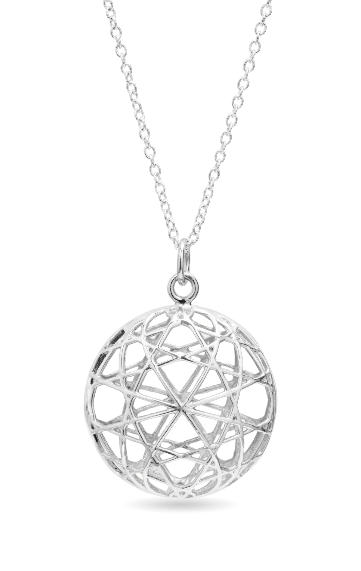 linea large circle necklace