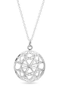 linea large circle necklace