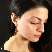 aperta square dangle earrings