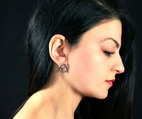 essentia circle studs