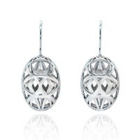 aperta oval dangle earrings