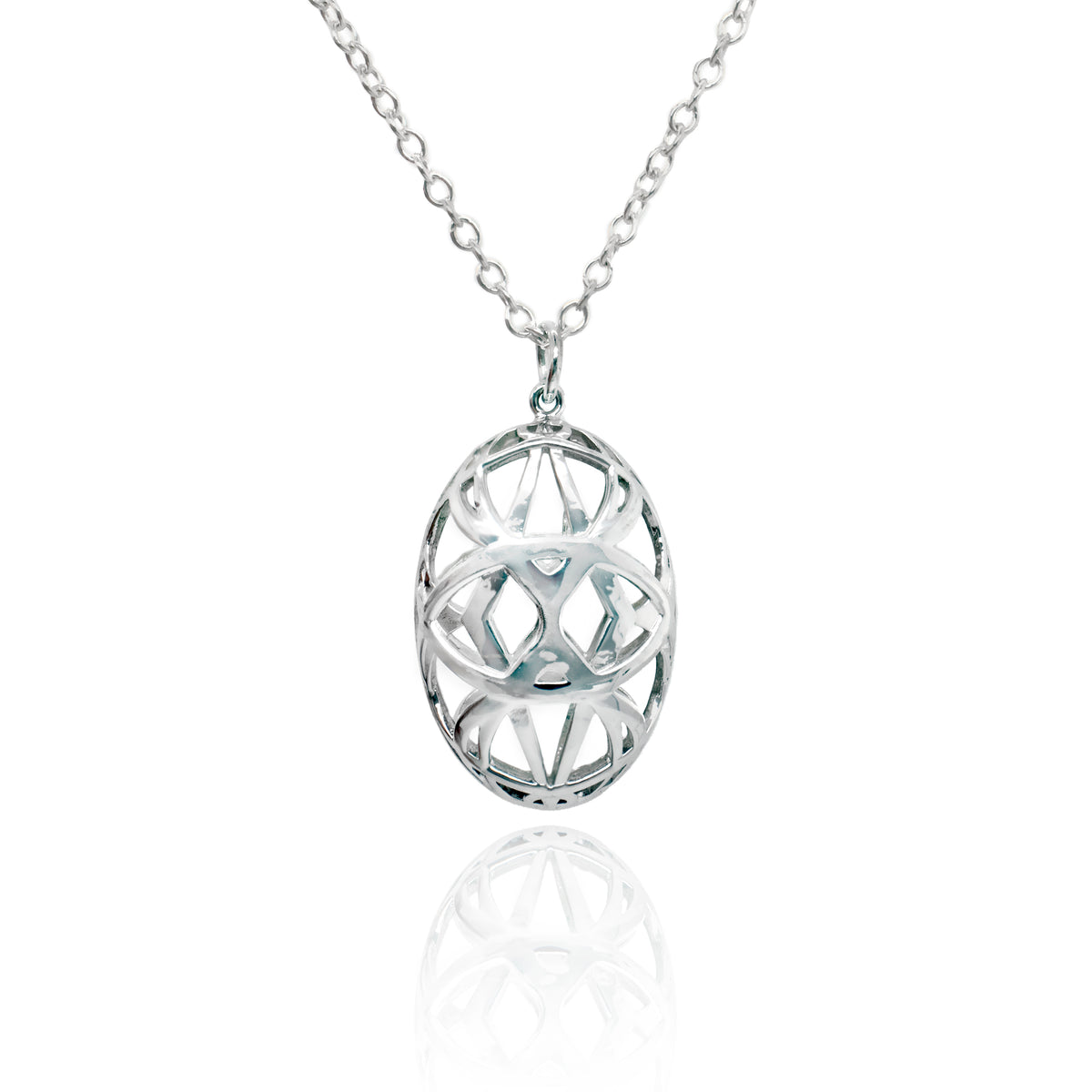 aperta oval necklace