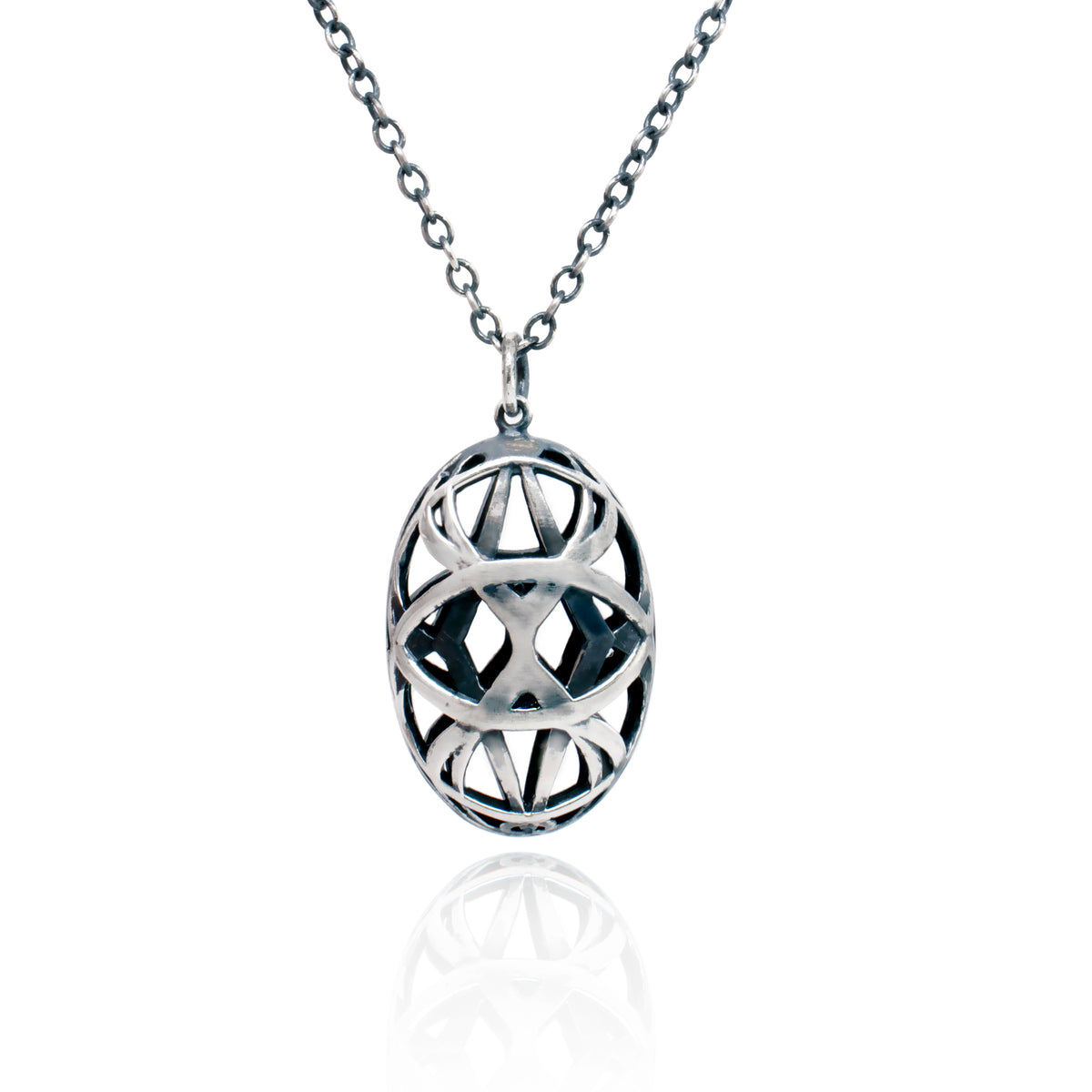 aperta oval necklace