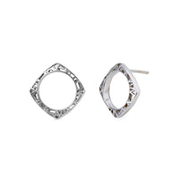 aperta diamond shape stud earrings