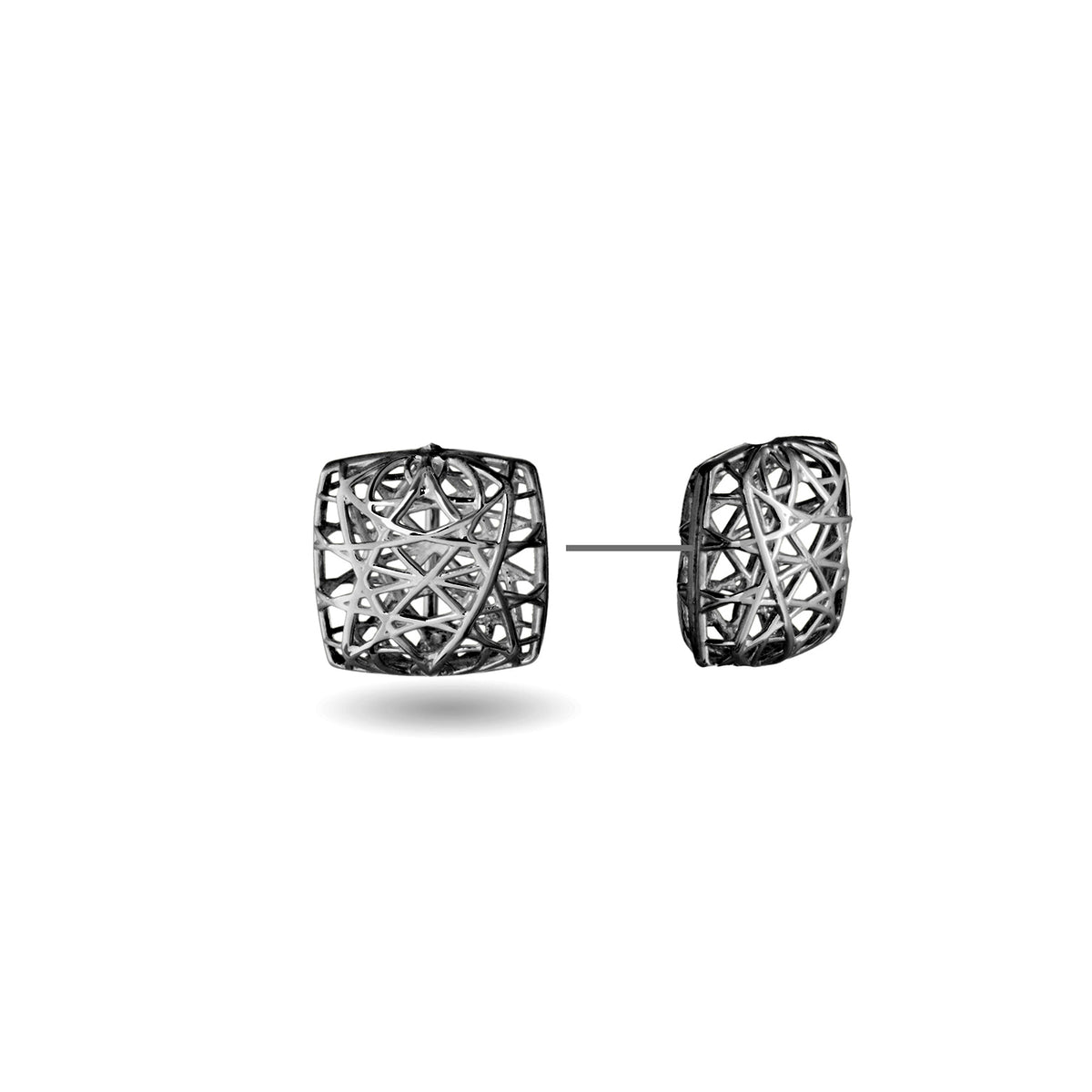 linea square stud earring