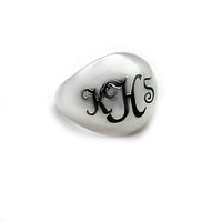 essentia dome ring with monogram