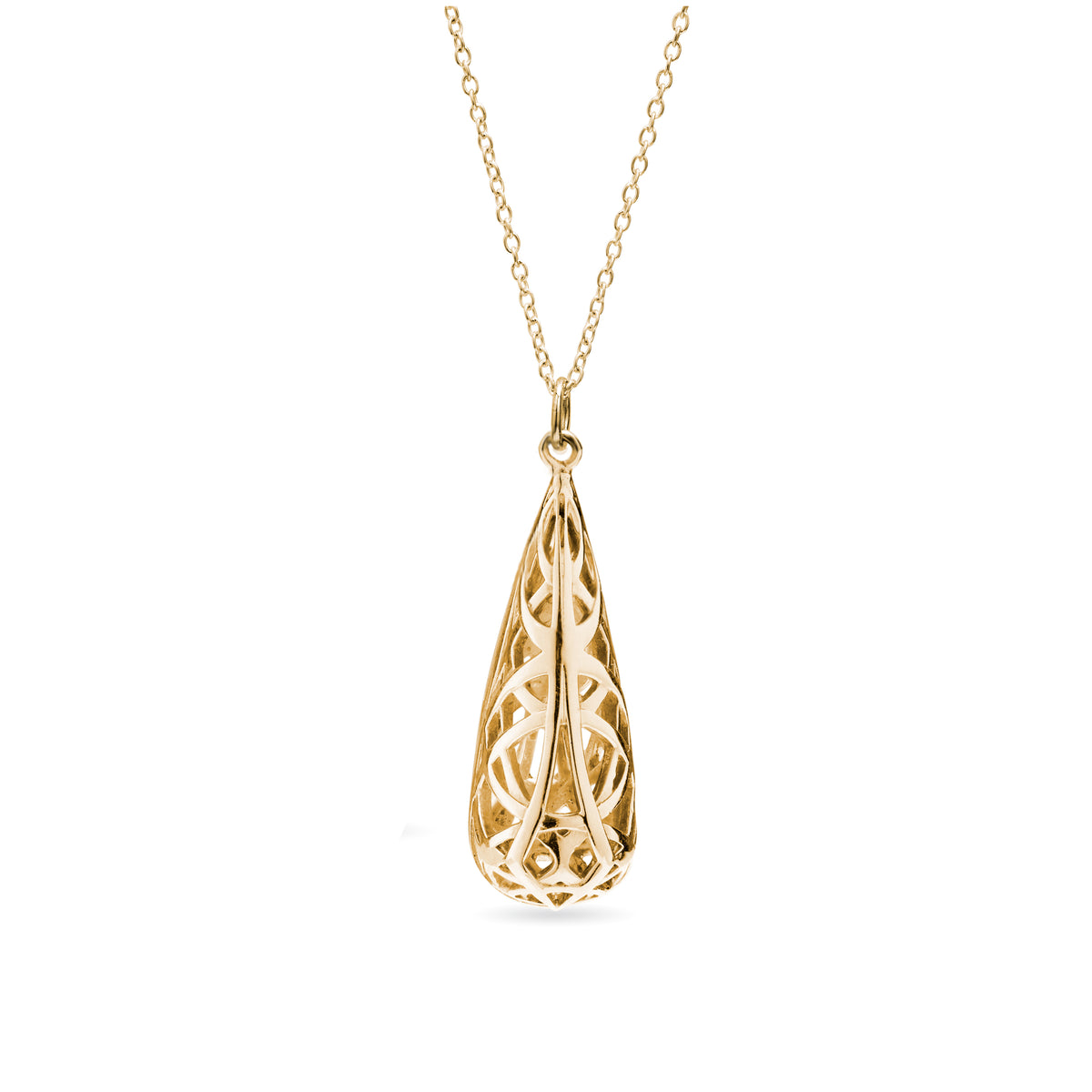 aperta pear drop necklace large