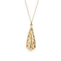 aperta pear drop necklace large