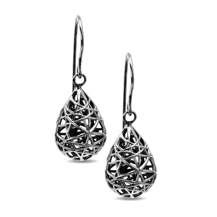 linea small pear dangle earrings
