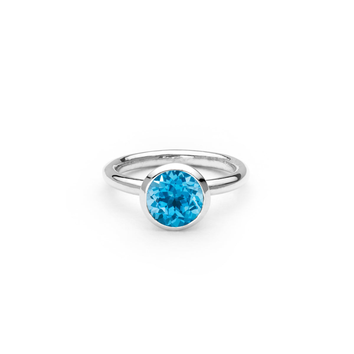 chroma round 8mm swiss topaz ring