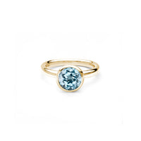 chroma round 8mm sky blue topaz ring