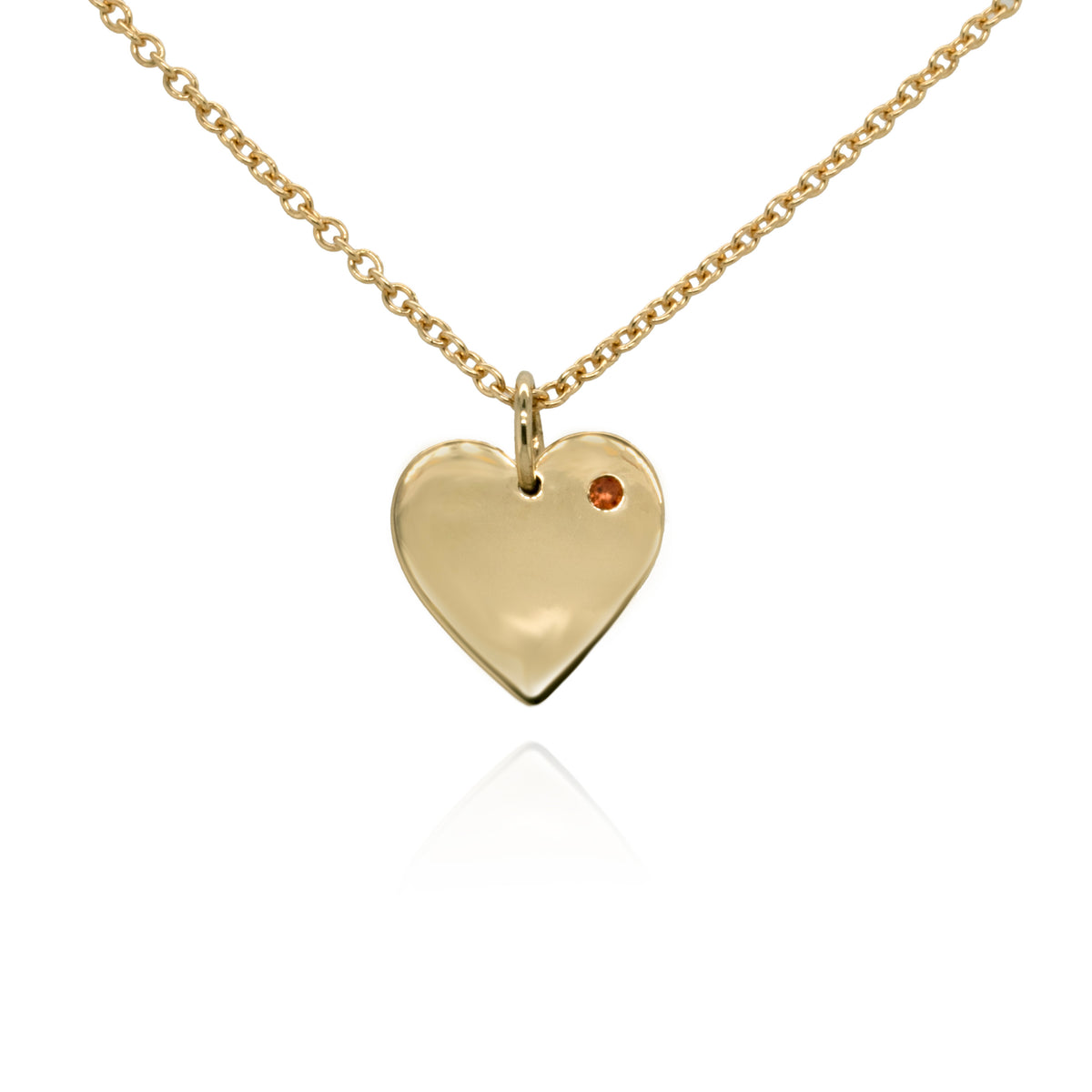 10ky heart necklace