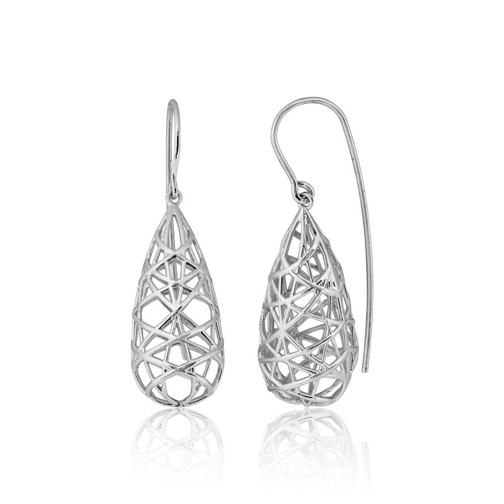 linea large pear dangle earrings