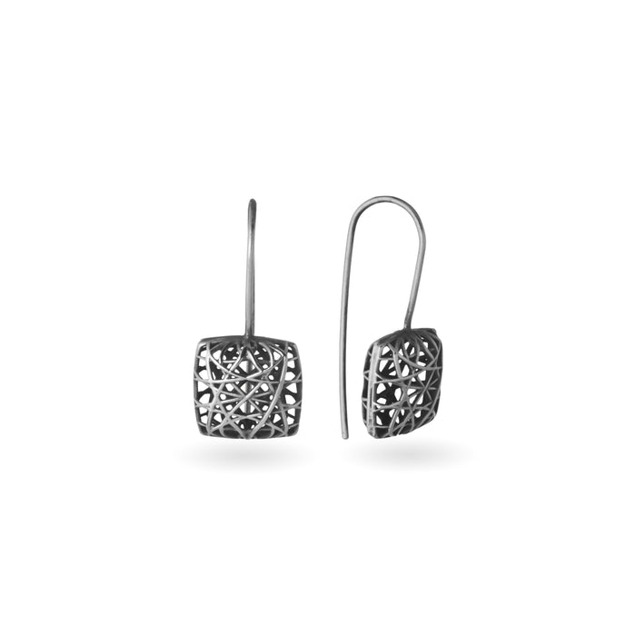 linea square dangle earrings