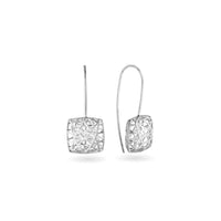 linea square dangle earrings