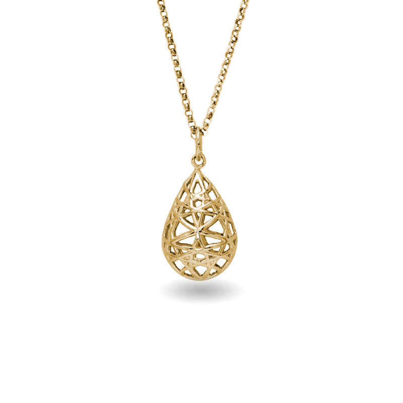 linea small pear necklace