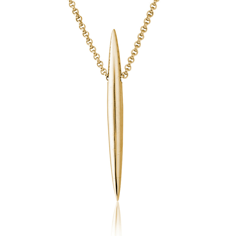 essentia large double taper necklace