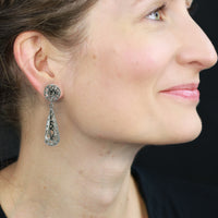 aperta post and dangle earrings