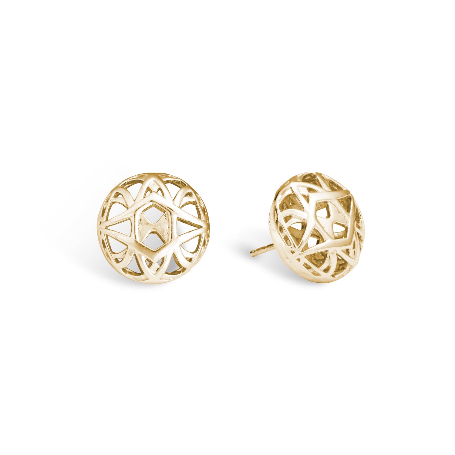 【HYERES LOR】25SS★ (M) Matte Castanets Round Earrings aperta 15mm circle stud earrings – Kelly Jacobson Studios