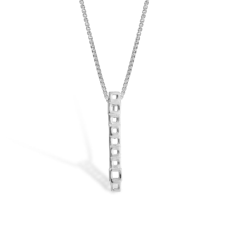 Solinas single line vertical necklace