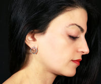 aperta diamond shape stud earrings