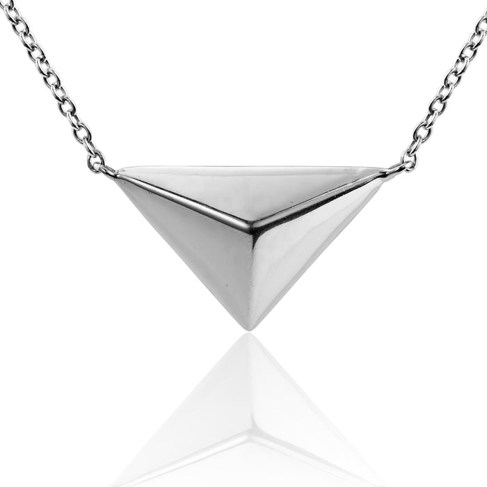 essentia large pyramid necklace - final sale