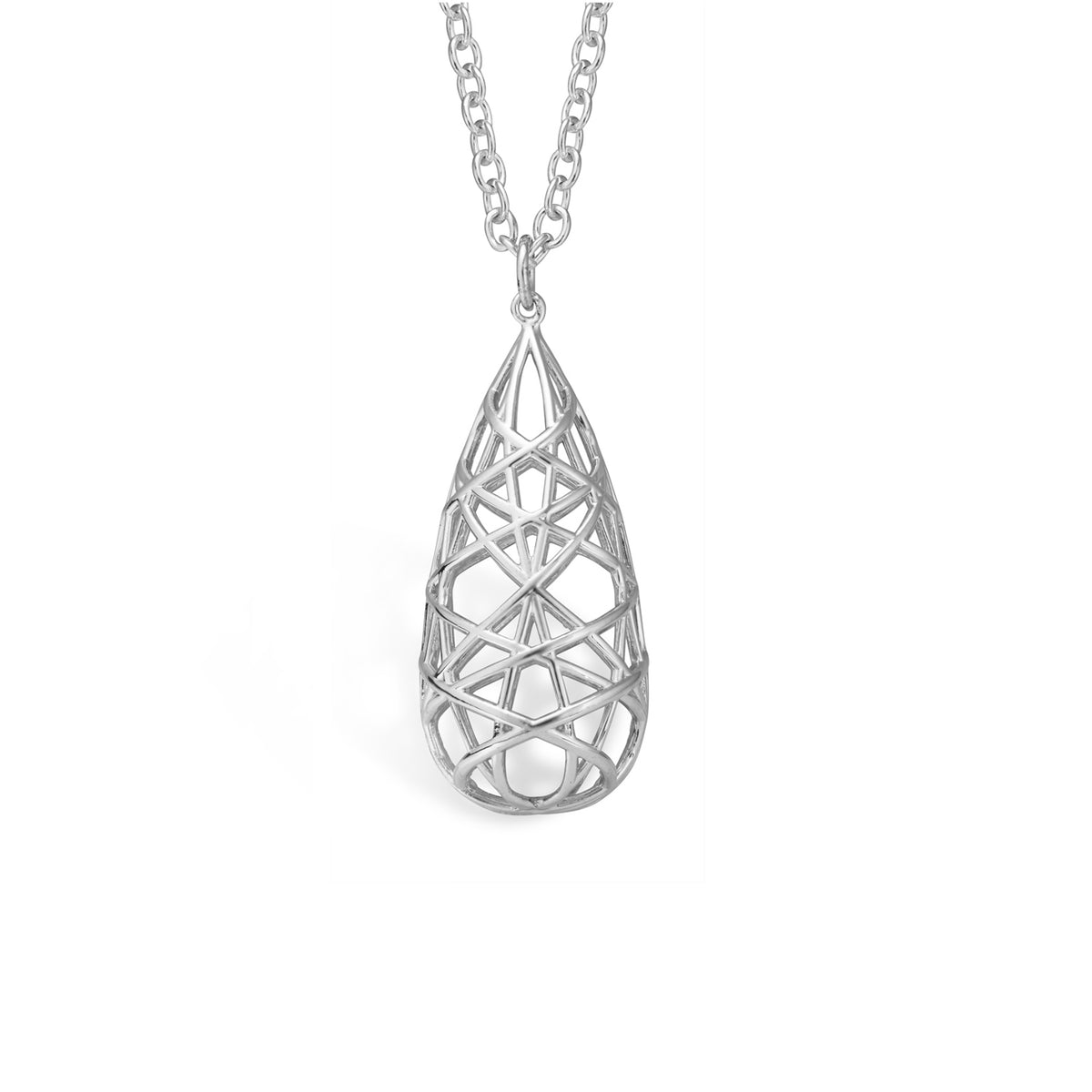linea medium pear necklace